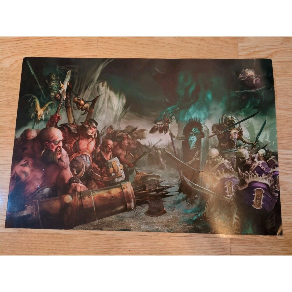 Feast Of Bones Warhammer Age Of Sigmar Promotional Poster 17" X 11"